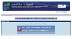 Desktop Screenshot of forum-windows7-windows8.fr
